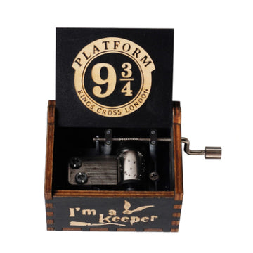 HD598 - Platform 3/4 Wooden Music Box